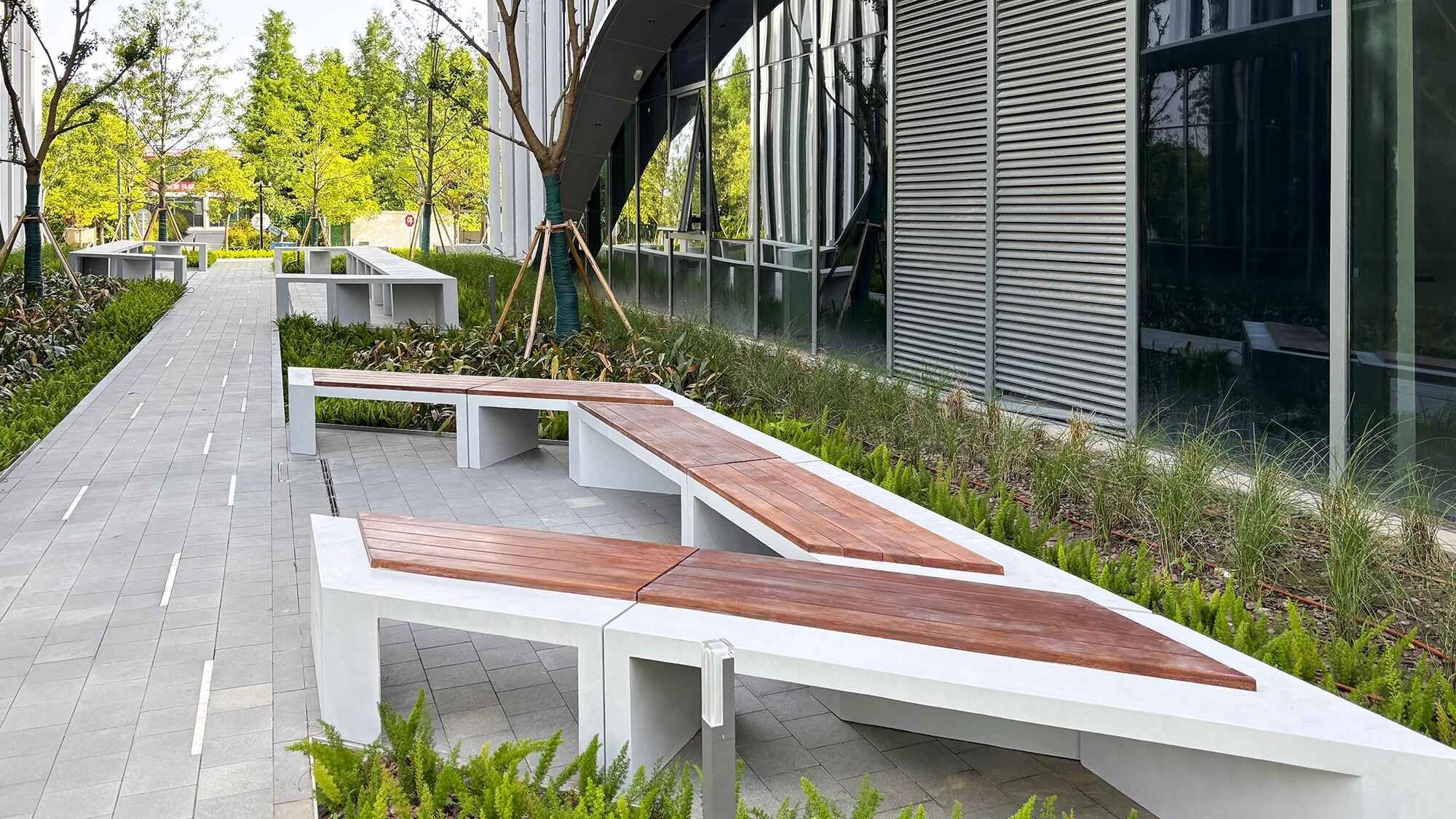 上海科技綠洲園區(qū)景觀坐凳